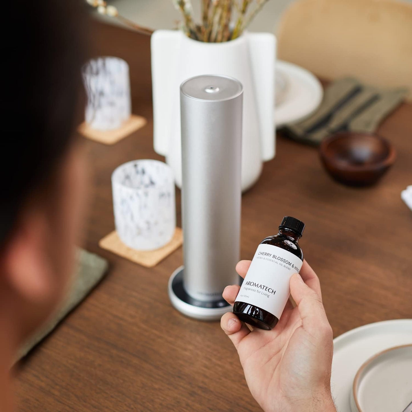 Cherry Blossom & Hinoki Aroma Oil for Scent Diffuser - 10 Milliliter