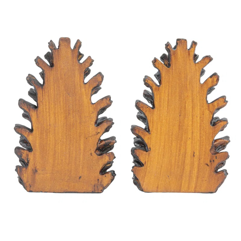 Aseneth Resin Pinecone Bookends