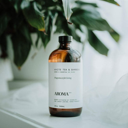 White Tea & Bamboo Aroma Essential Oil Blend: Luxury Hotel Inspired Aromatherapy with for Ultrasonic Diffusers & Nebulizers - 16.9 Fl Oz, 500 Ml