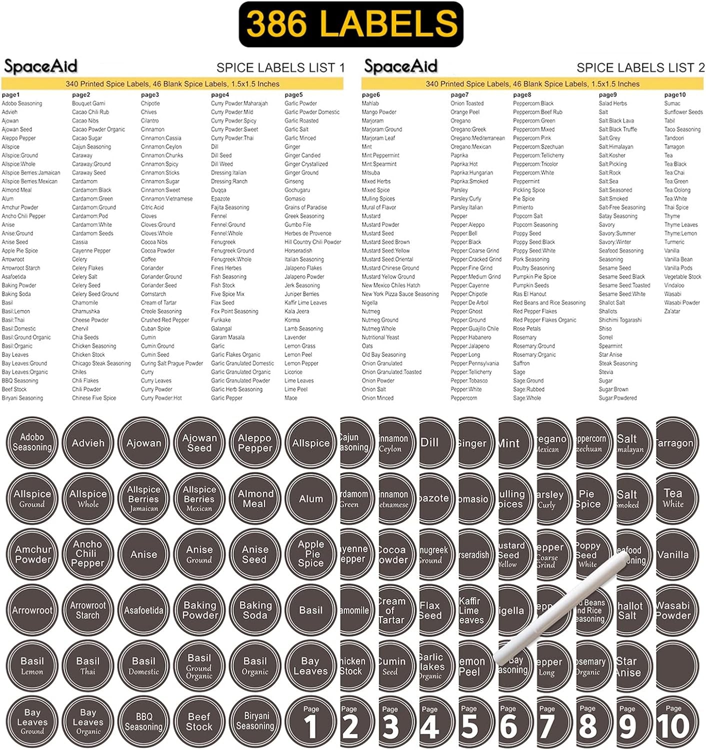 Spice Drawer Organizer with 28 Spice Jars, 386 Spice Labels, 4 Tier Seasoning Rack Tray Insert for Kitchen Drawers, 13" Wide X 17.5" Deep