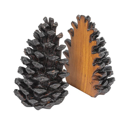 Aseneth Resin Pinecone Bookends
