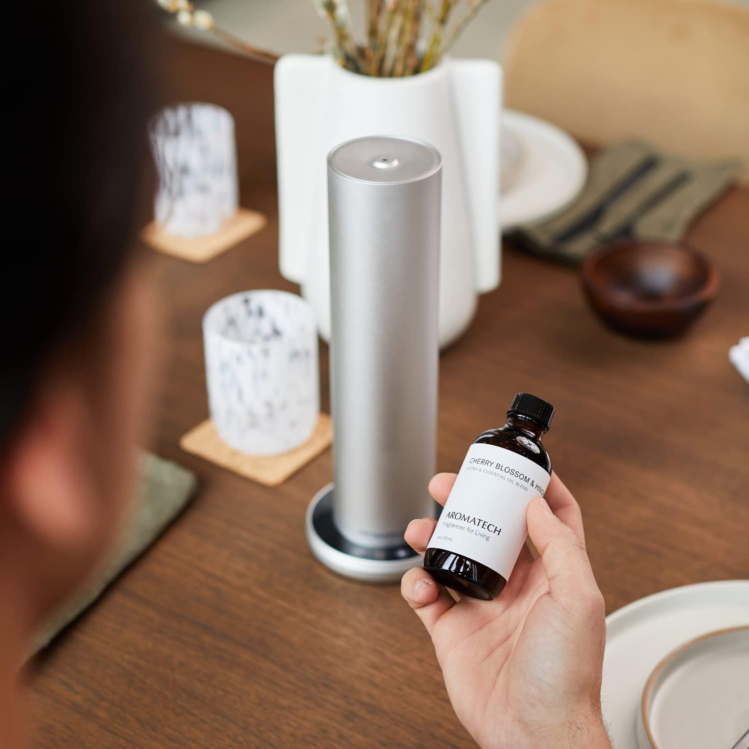 Cherry Blossom & Hinoki Aroma Oil for Scent Diffuser - 10 Milliliter