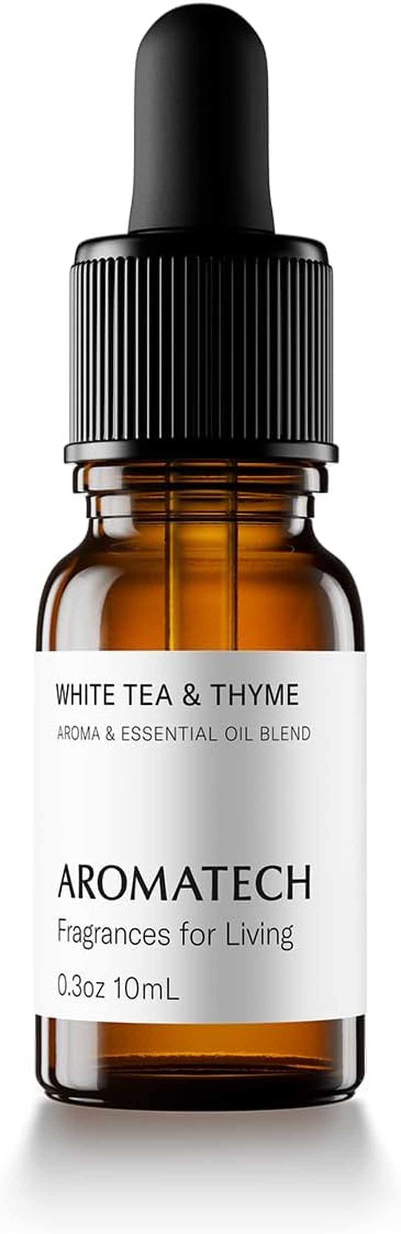 White Tea and Thyme Aroma Essential Oil Blend: Luxury Hotel Inspired Aromatherapy with Tea Leaf, Fresh Thyme & Amber for Ultrasonic Diffusers & Nebulizers - 0.3 Fl Oz, 10 Ml