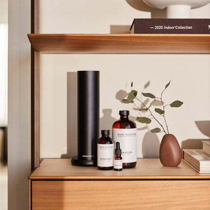 White Tea and Thyme Aroma Essential Oil Blend: Luxury Hotel Inspired Aromatherapy with Tea Leaf, Fresh Thyme & Amber for Ultrasonic Diffusers & Nebulizers - 0.3 Fl Oz, 10 Ml