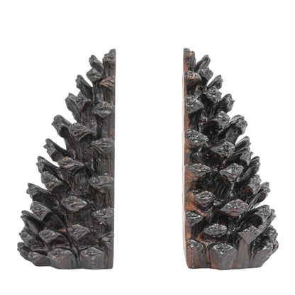 Aseneth Resin Pinecone Bookends